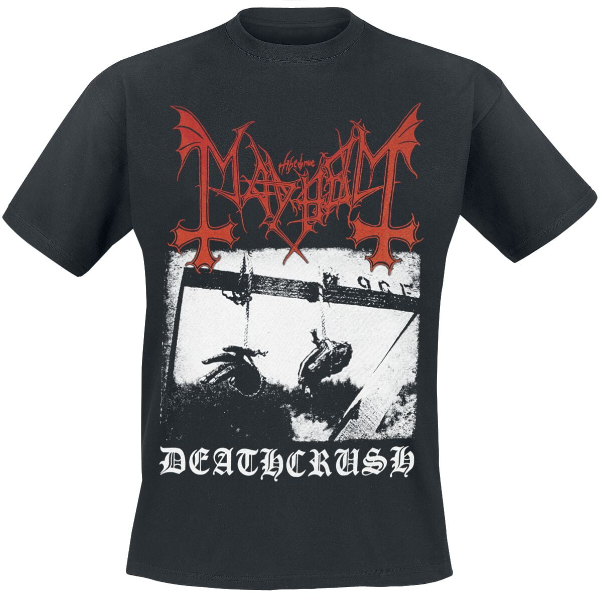 Mayhem T-Shirt - Deathcrush - M to XXL - for Men - black - 100% cotton T-Shirts Band Merchandise