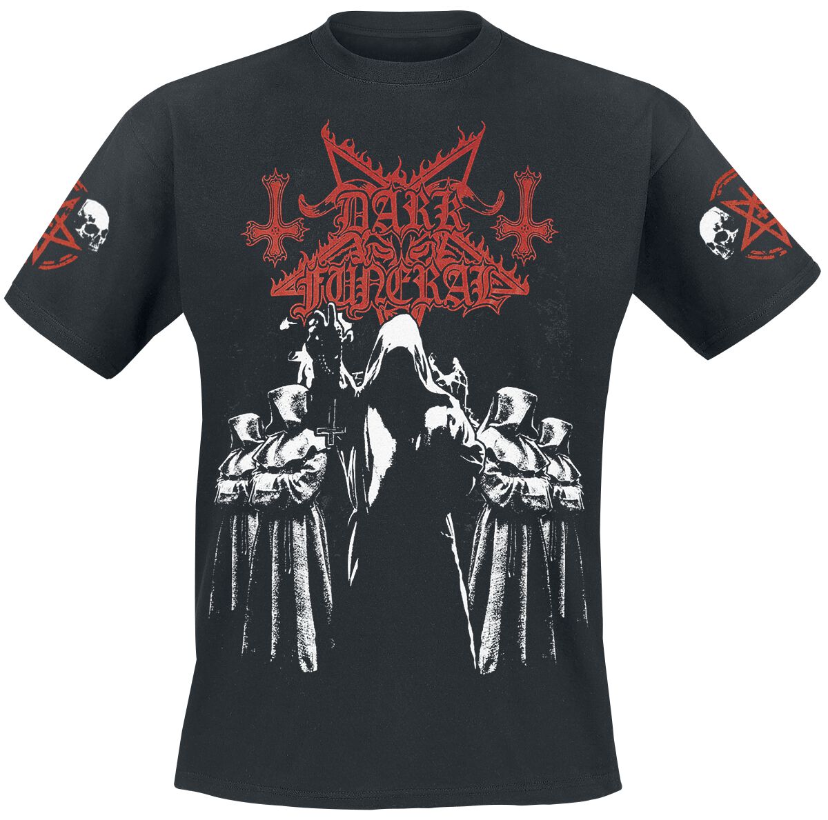 Dark Funeral T-Shirt - Shadow Monks - M to XXL - for Men - black - 100% cotton T-Shirts Band Merchandise