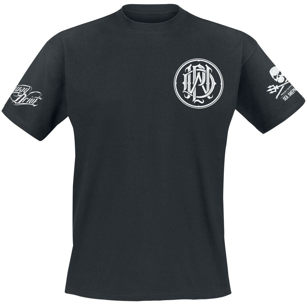 Parkway Drive T-Shirt - Sea Shepherd Cooperation - There Will Be No Future - S to XXL - for Men - black - 100% cotton (organic cotton) T-Shirts Band Merchandise