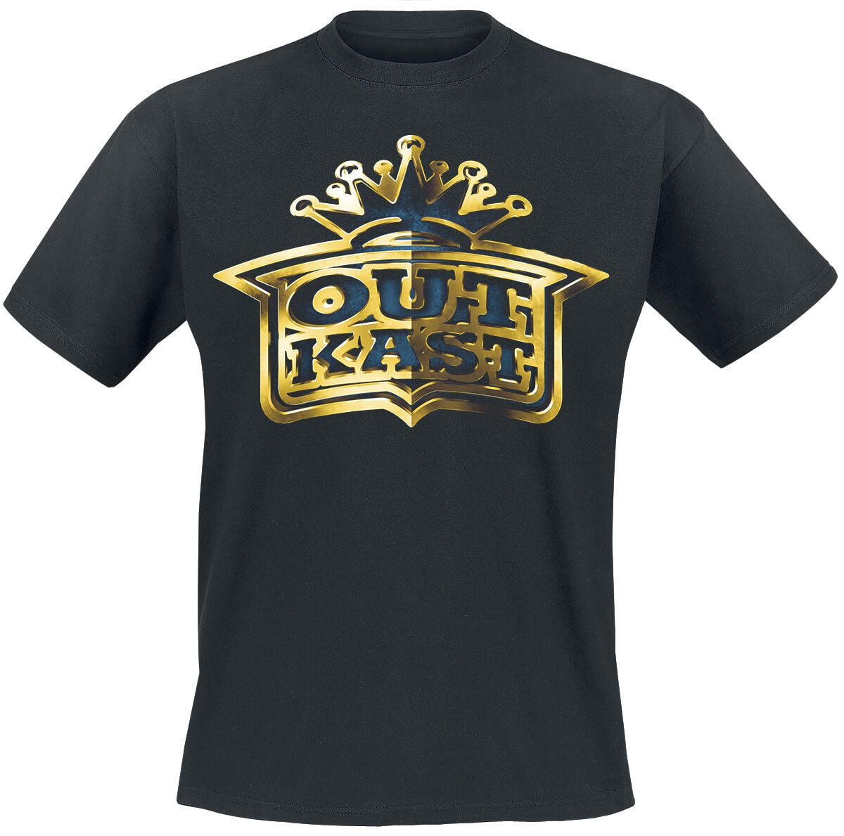 OutKast T-Shirt - Gold Logo - S to L - for Men - black - 100% cotton T-Shirts Band Merchandise