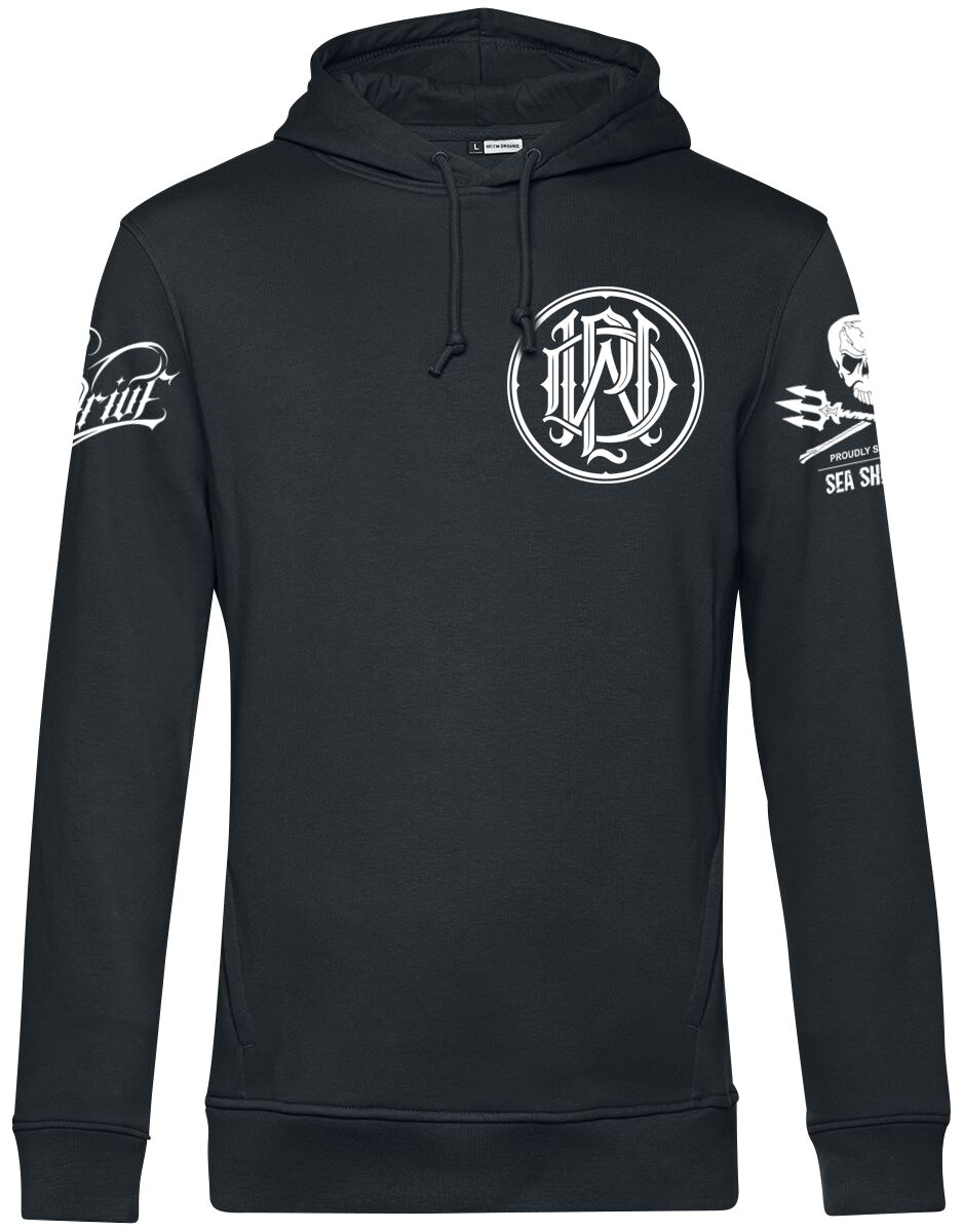 Parkway Drive Hooded sweater - Sea Shepherd Cooperation - How Will You Justifiy - S to XXL - for Men - black - 80% cotton (organic), 20% polyester (recycled) Hooded sweaters & -jackets Band Merchandise