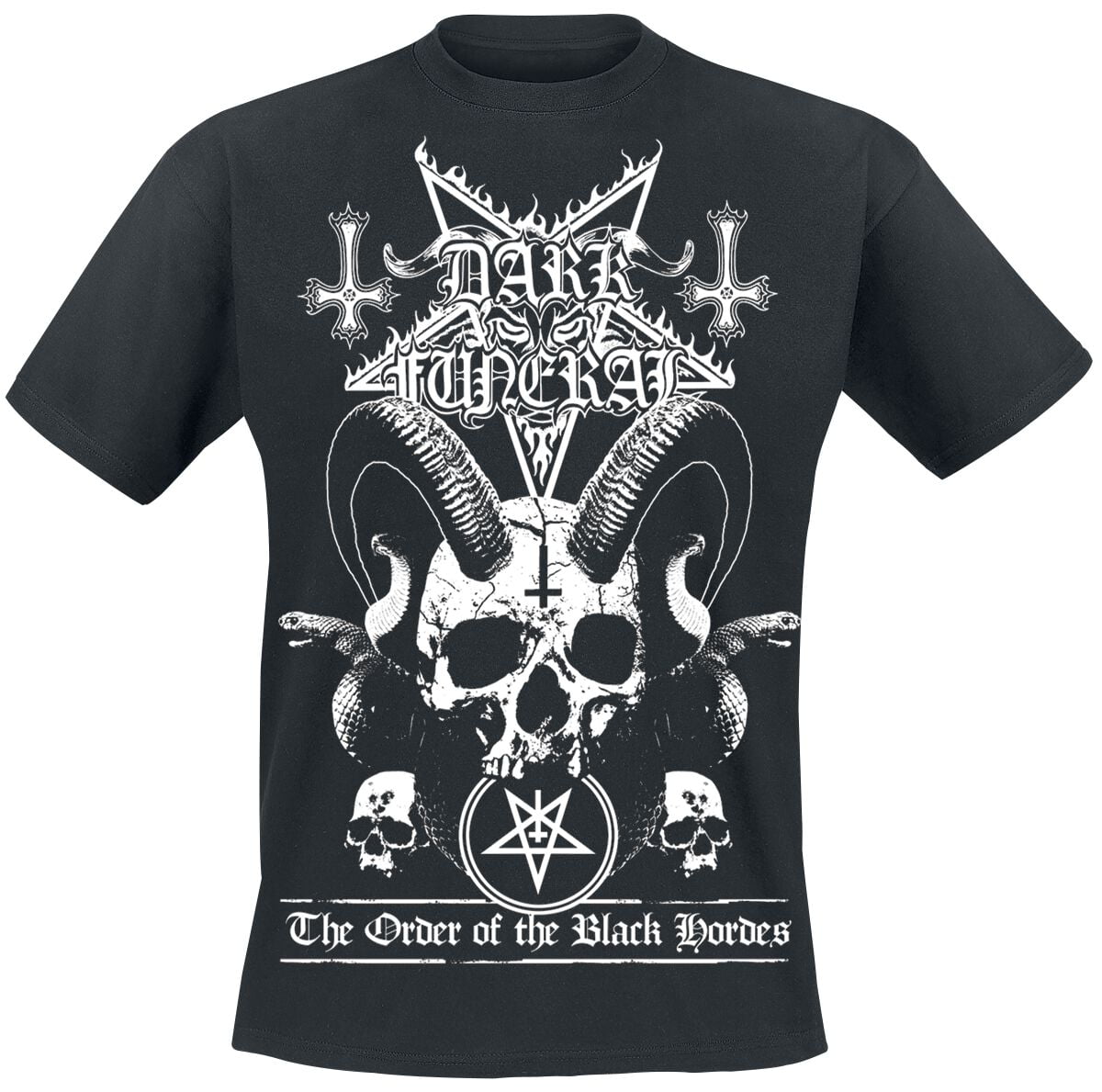 Dark Funeral T-Shirt - Order Of The Black Hordes - M to XXL - for Men - black - 100% cotton T-Shirts Band Merchandise