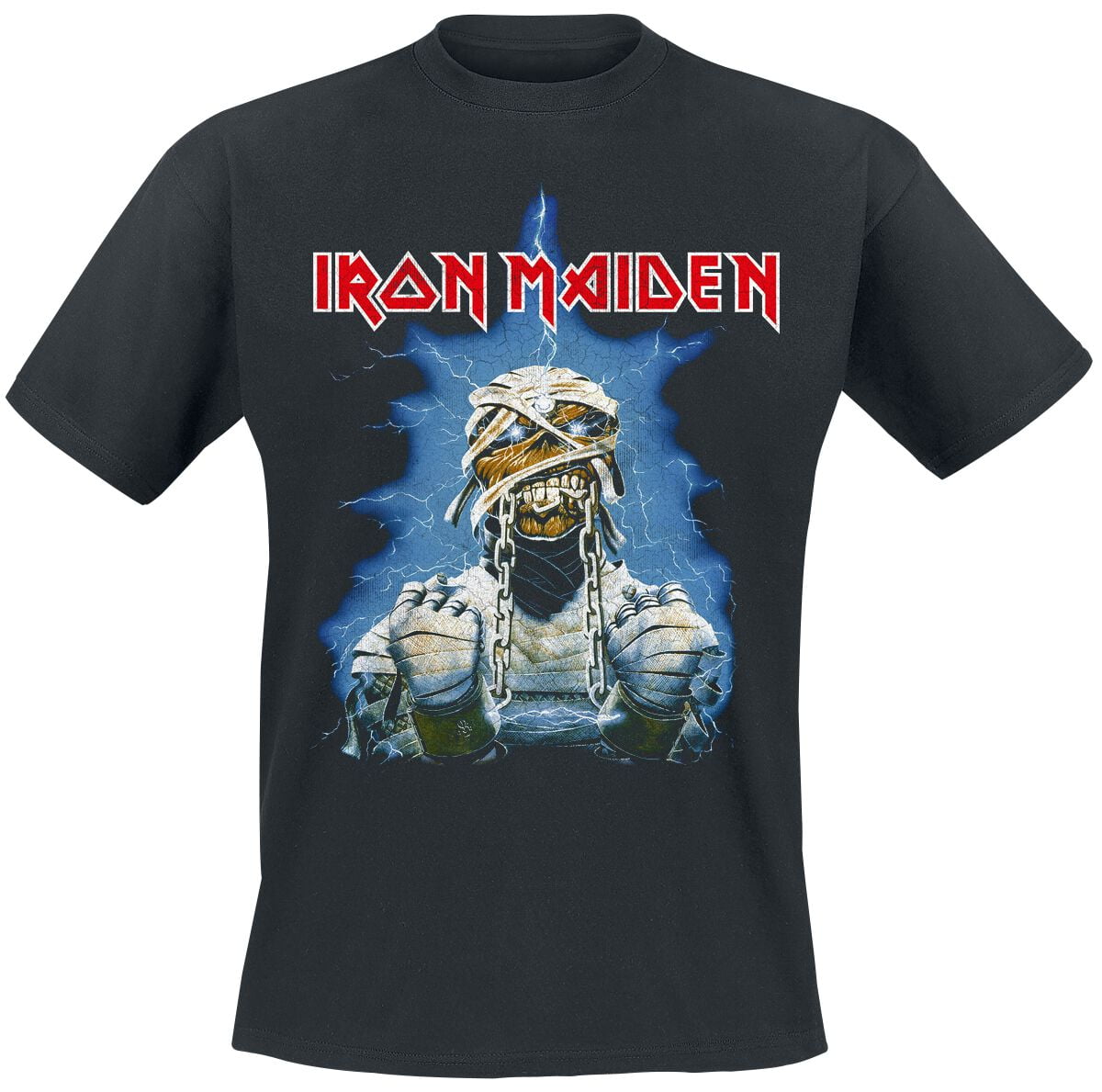 Iron Maiden T-Shirt - World Slavery Tour 1984-1985 - S to XXL - for Men - black - 100% cotton T-Shirts Band Merchandise