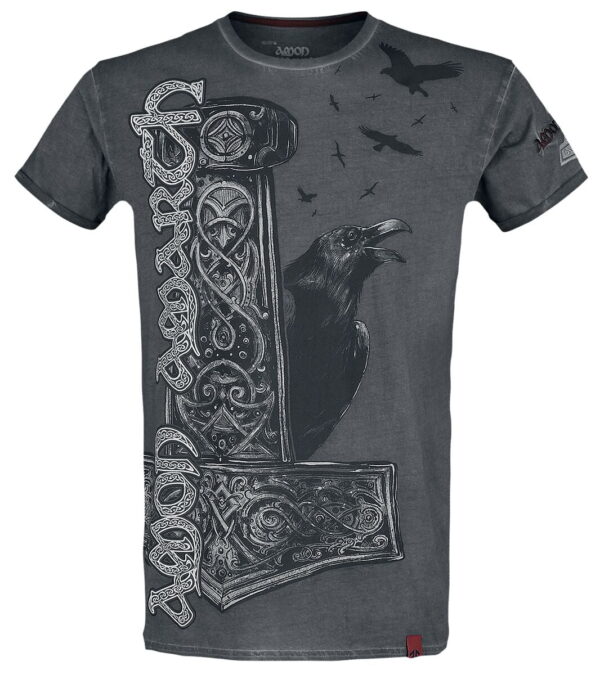 Amon Amarth T-Shirt - EMP Signature Collection - S to 5XL - for Men - dark grey - 100% cotton T-Shirts Band Merchandise - Image 1