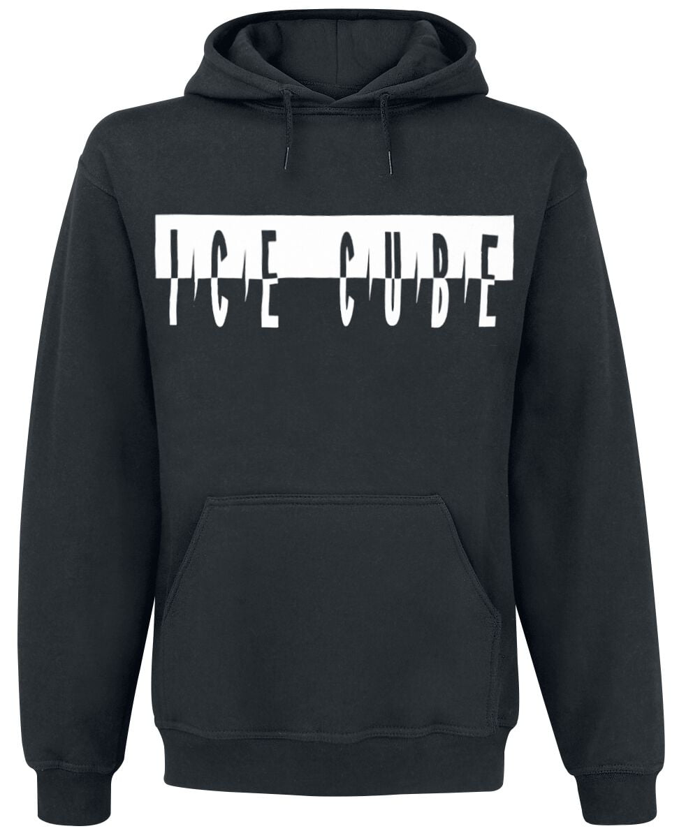 Ice Cube Hooded sweater - Half Face - S to XL - for Men - black - 80% cotton, 20% polyester Hooded sweaters & -jackets Band Merchandise