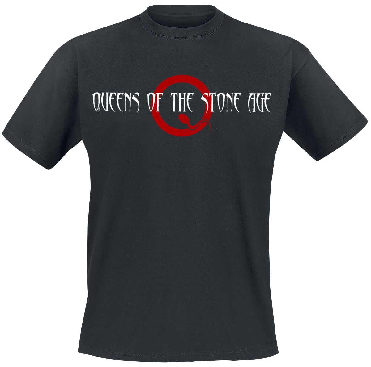 Queens Of The Stone Age T-Shirt - Logo - S to XXL - for Men - black - 100% cotton T-Shirts Band Merchandise