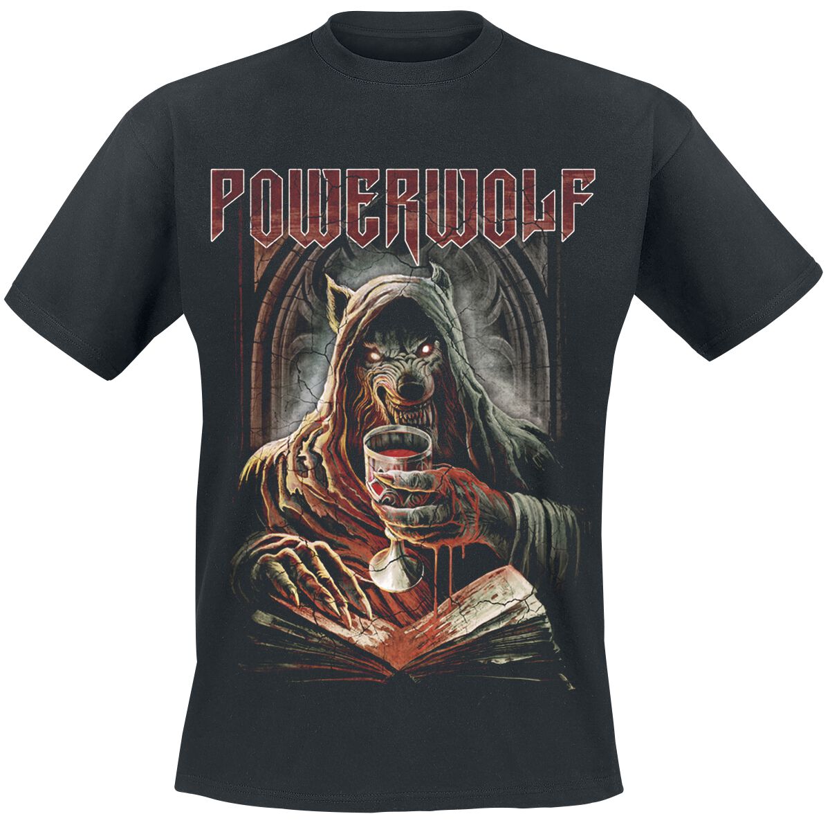 Powerwolf T-Shirt - Your Blood - S to XXL - for Men - black - 100% cotton T-Shirts Band Merchandise