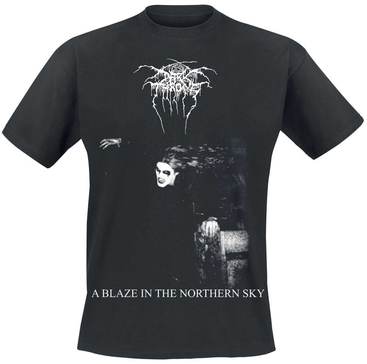 Darkthrone T-Shirt - A Blaze In The Northern Sky - M to XL - for Men - black - 100% cotton T-Shirts Band Merchandise