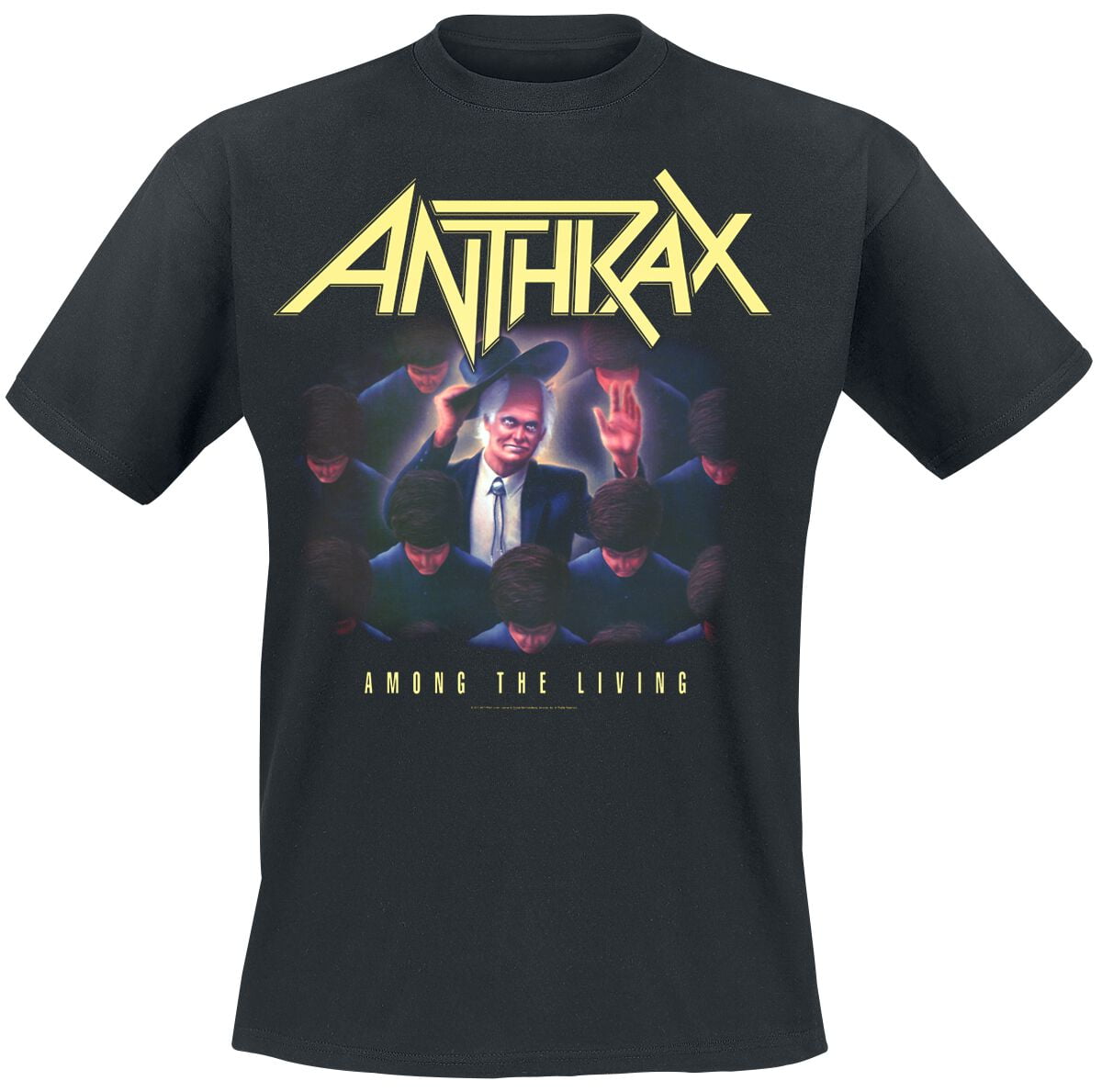 Anthrax T-Shirt - Among The Living - S to XXL - for Men - black - 100% cotton T-Shirts Band Merchandise