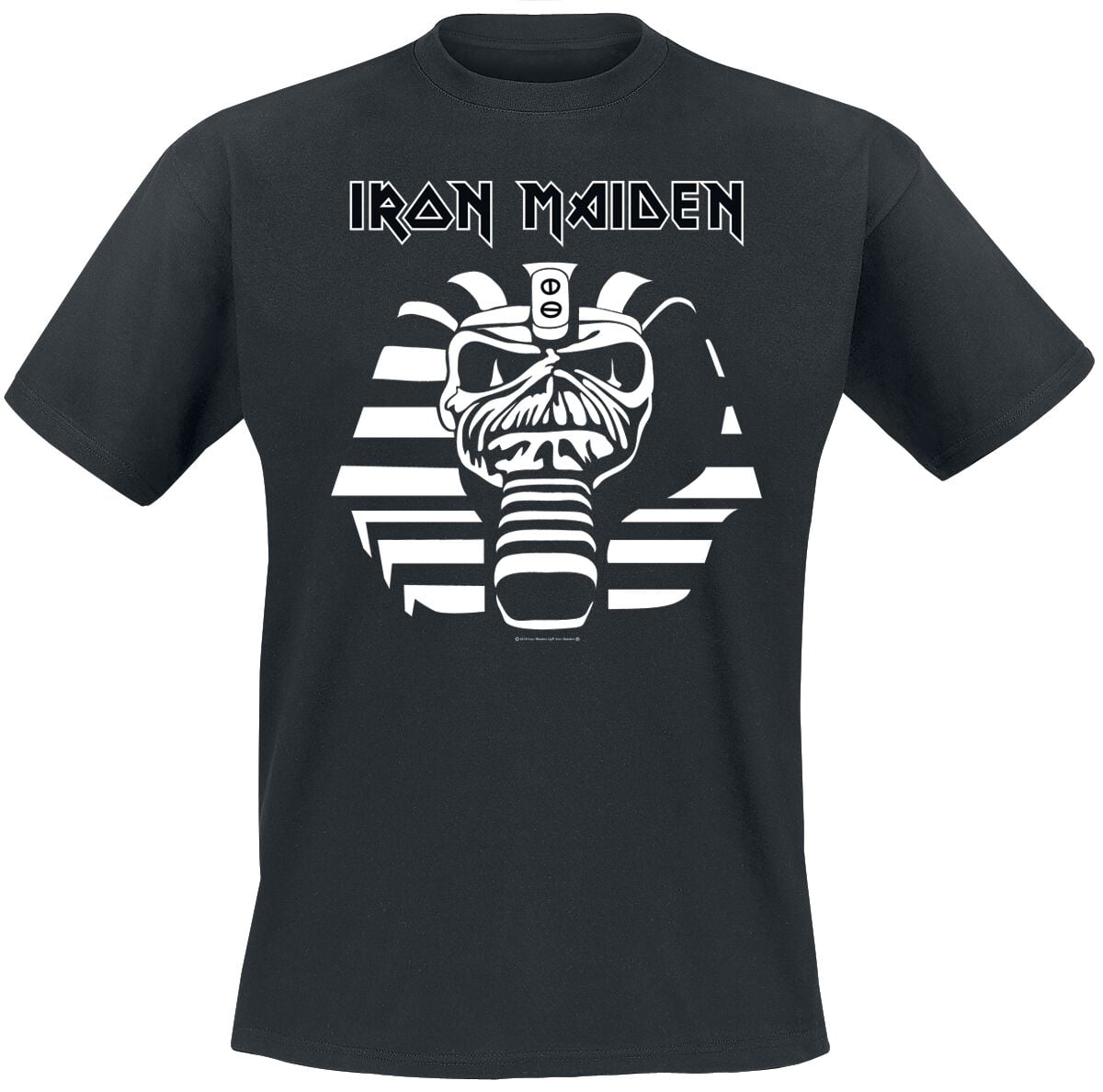 Iron Maiden T-Shirt - Powerslave - M to XXL - for Men - black - 100% cotton T-Shirts Band Merchandise