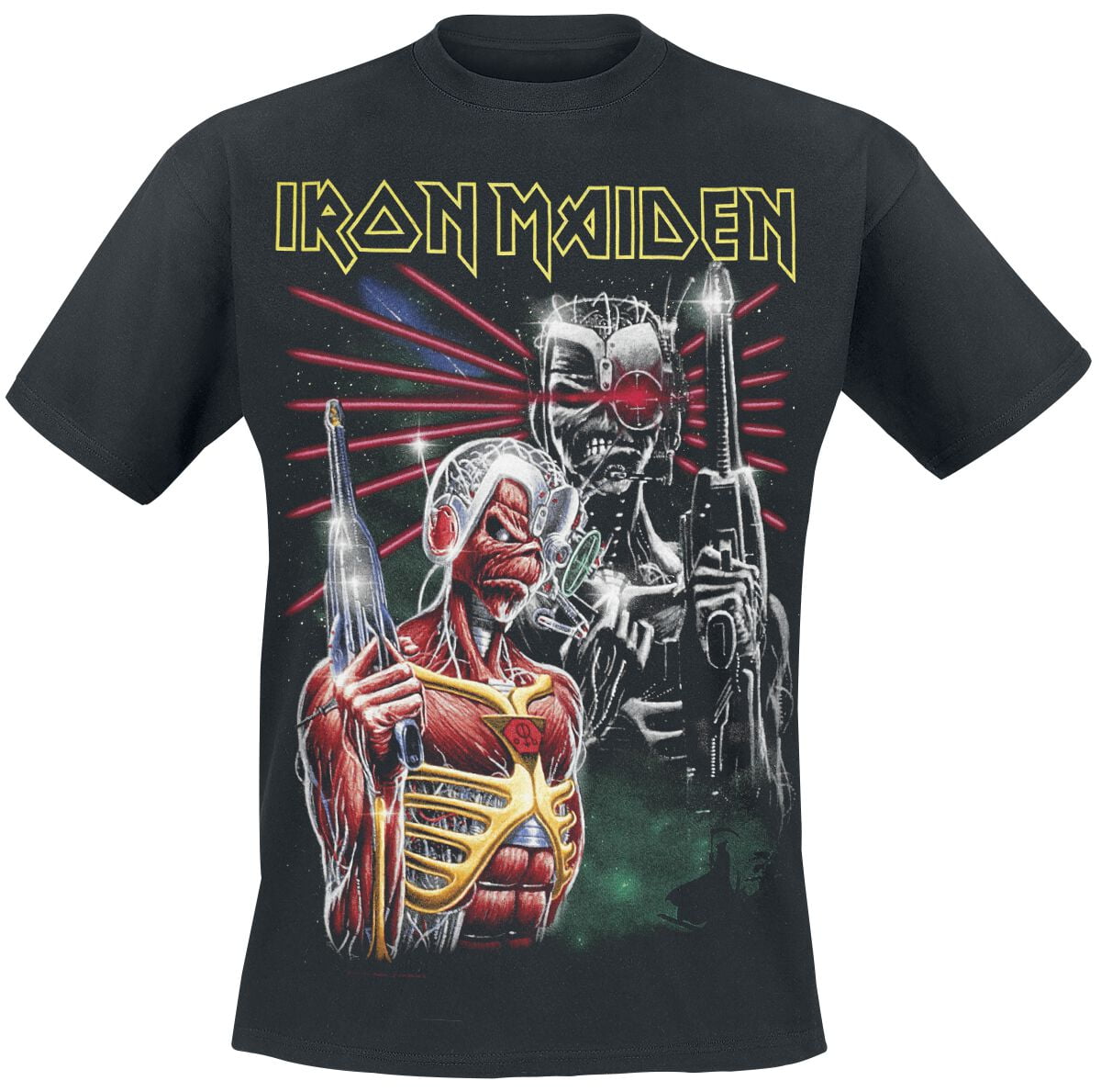 Iron Maiden T-Shirt - Terminate - S to XXL - for Men - black - 100% cotton T-Shirts Band Merchandise