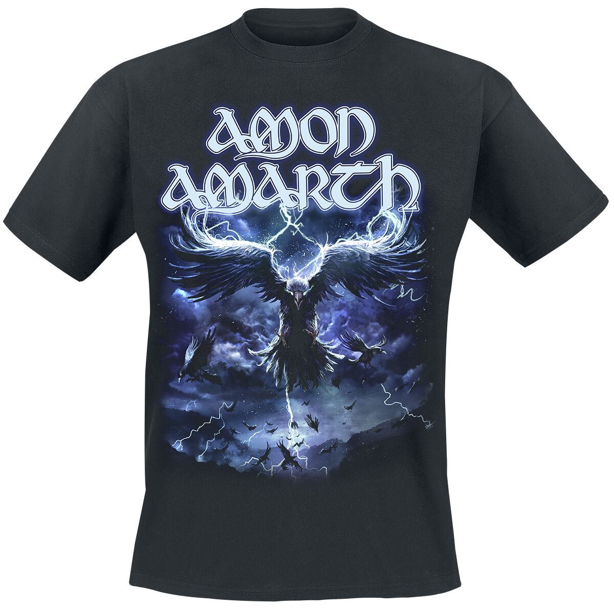 Amon Amarth T-Shirt - Ravens Flight - S to 4XL - for Men - black - 100% cotton T-Shirts Band Merchandise