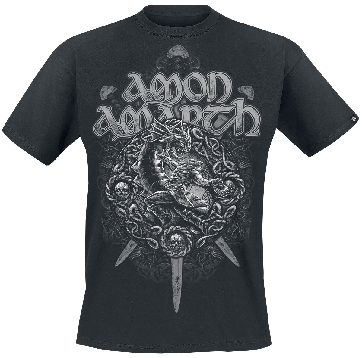 Amon Amarth T-Shirt - Ragnarok - S to 5XL - for Men - black - 100% cotton (organic cotton) T-Shirts Band Merchandise