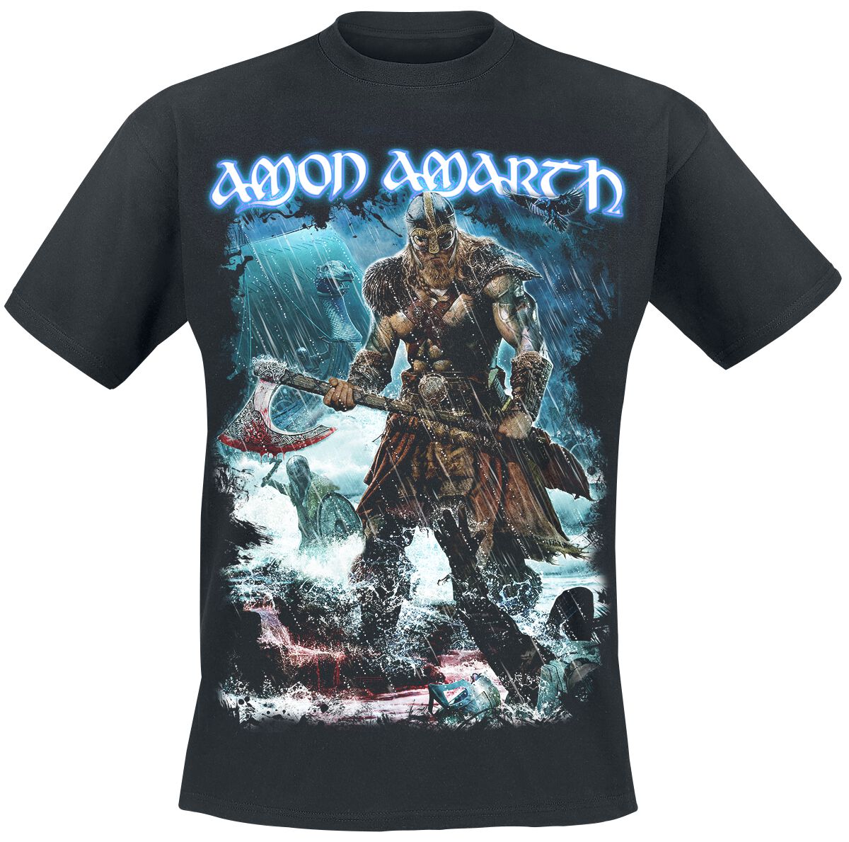 Amon Amarth T-Shirt - Jomsviking - M to 5XL - for Men - black - 100% cotton T-Shirts Band Merchandise