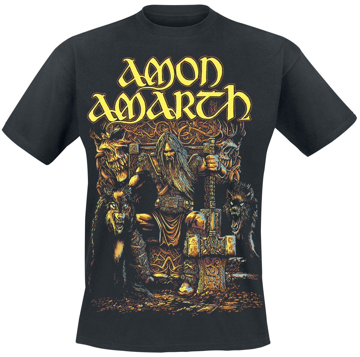 Amon Amarth T-Shirt - Thor - S to 5XL - for Men - black - 100% cotton (organic cotton) T-Shirts Band Merchandise