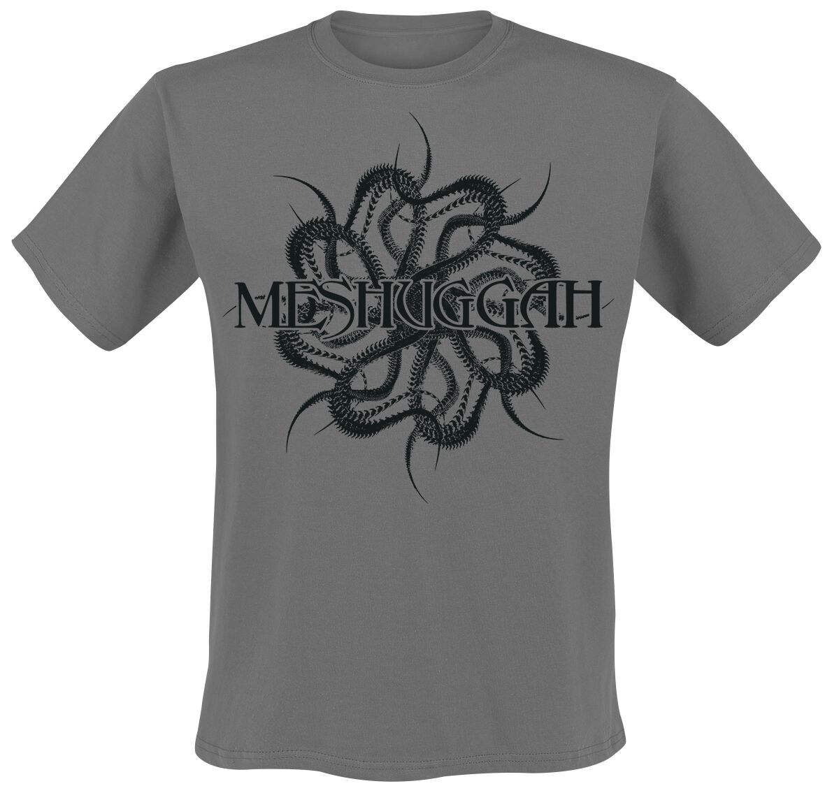 Meshuggah T-Shirt - Spine - M to XXL - for Men - charcoal - 100% cotton T-Shirts Band Merchandise