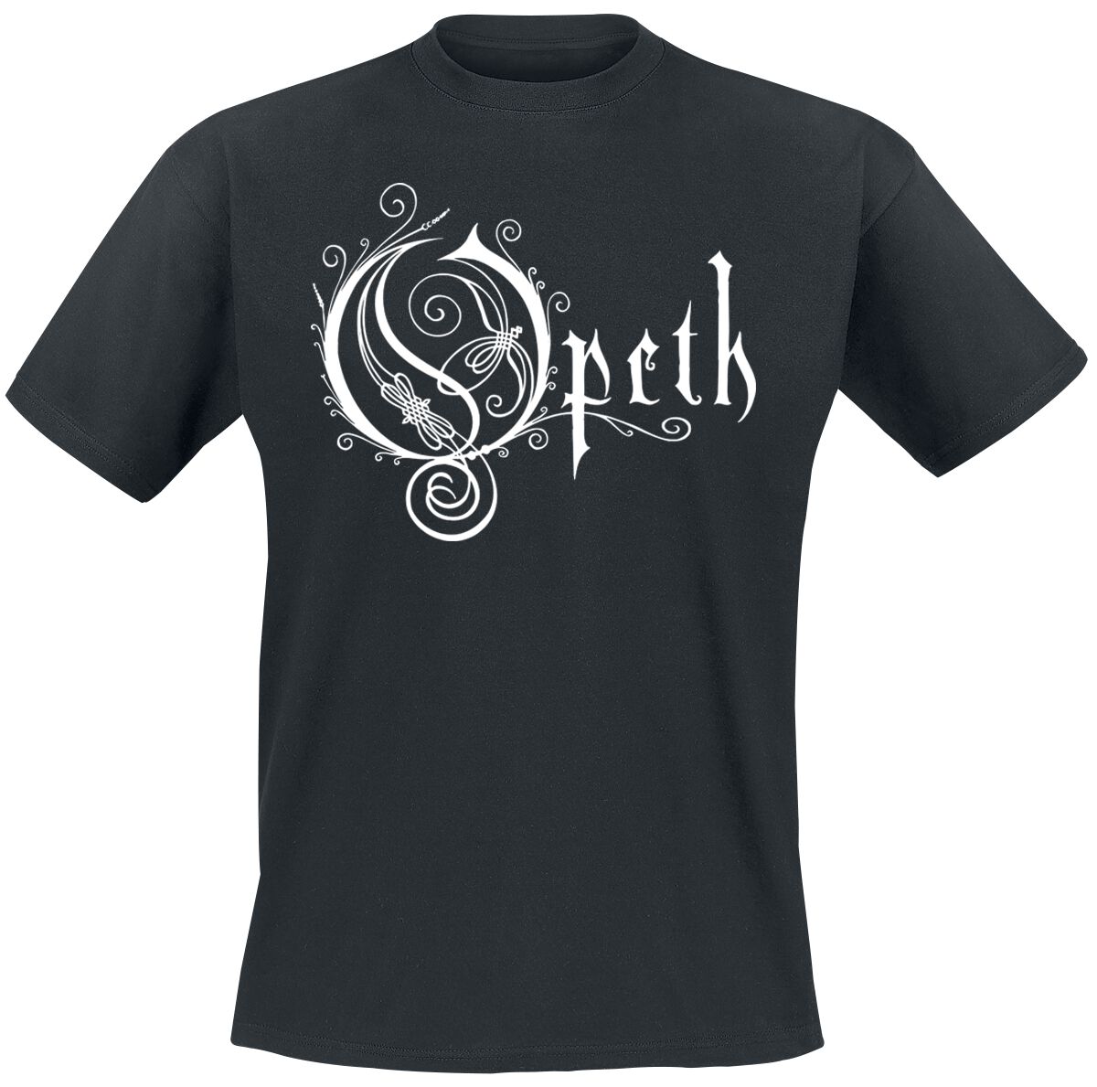 Opeth T-Shirt - Logo - S to XXL - for Men - black - 100% cotton T-Shirts Band Merchandise