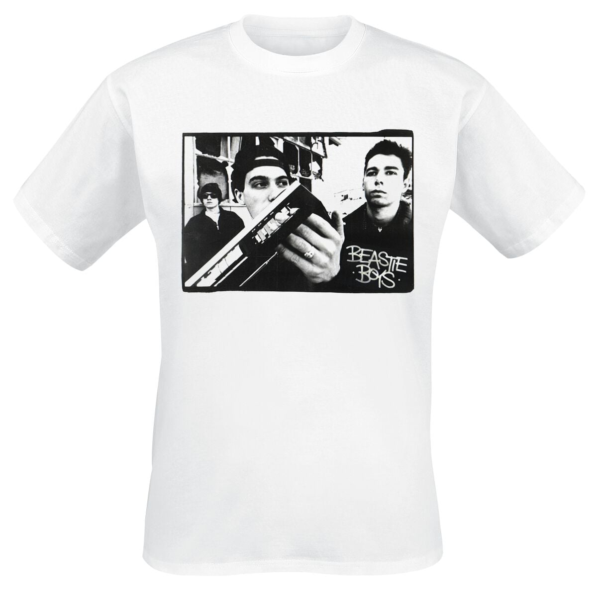 Beastie Boys T-Shirt - S to XXL - for Men - white - 100% cotton T-Shirts Band Merchandise