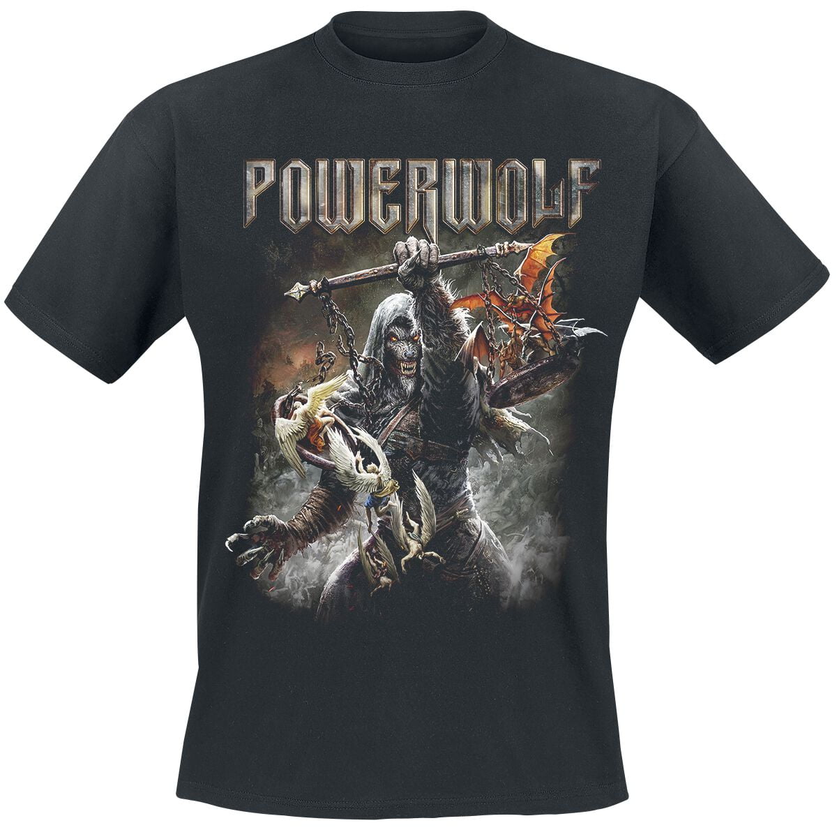 Powerwolf T-Shirt - Call Of The Wild - M to 5XL - for Men - black - 100% cotton T-Shirts Band Merchandise