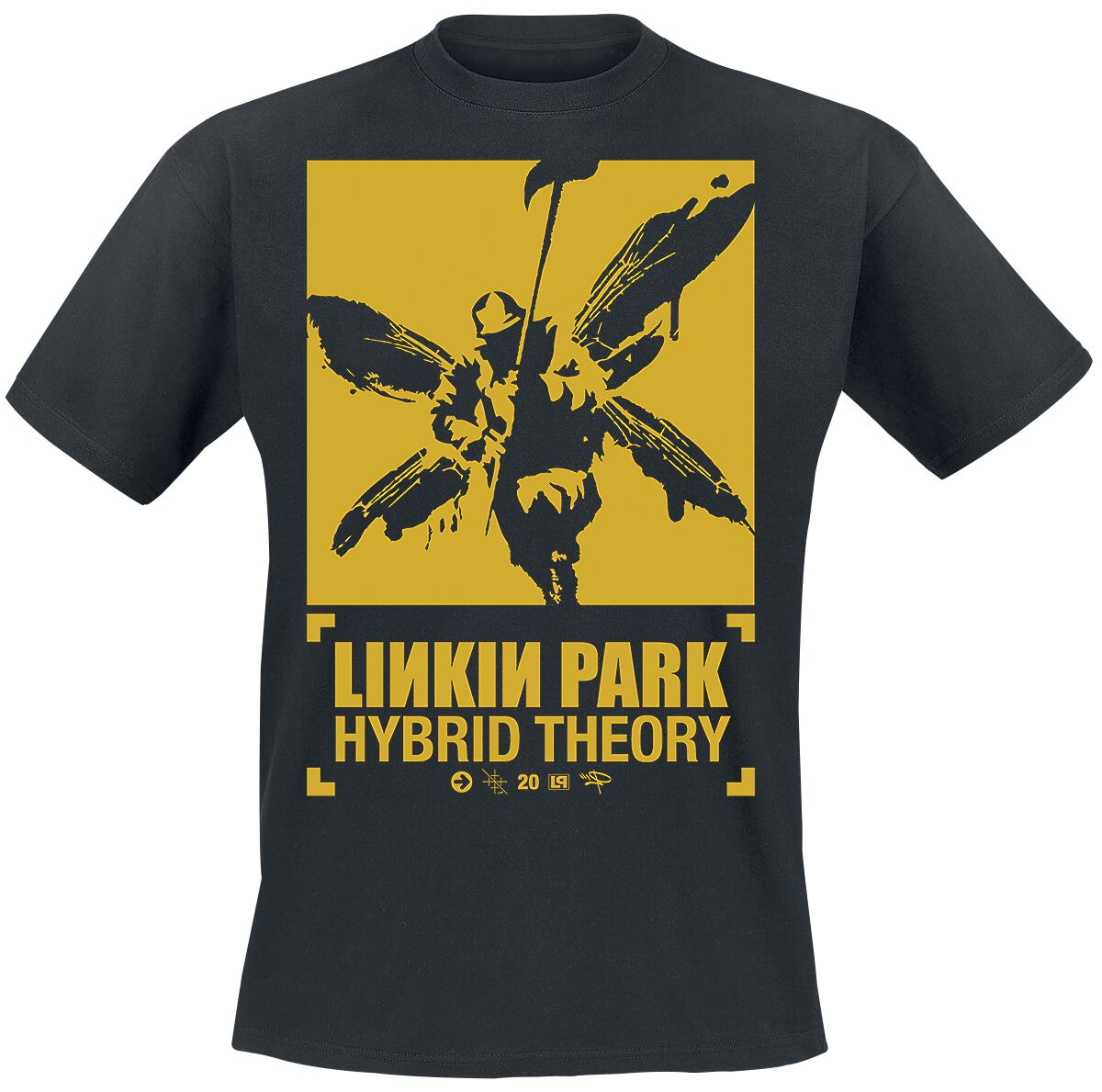 Linkin Park T-Shirt - 20th Anniversary - S to 5XL - for Men - black - 100% cotton T-Shirts Band Merchandise