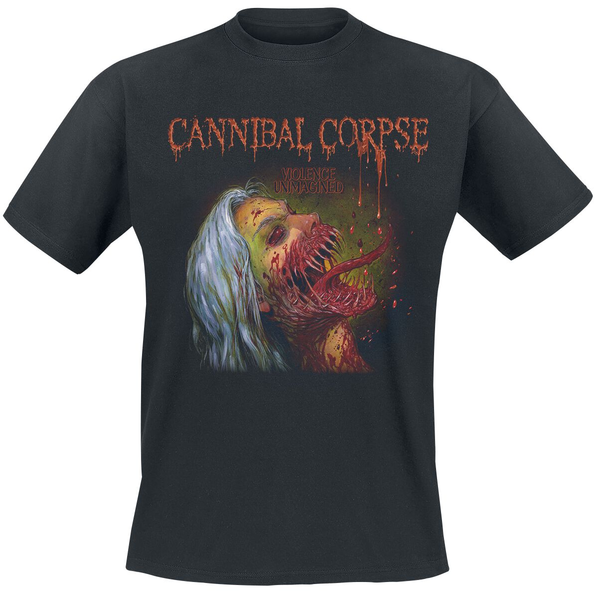 Cannibal Corpse T-Shirt - Violence Unimagined - S to L - for Men - black - 100% cotton T-Shirts Band Merchandise