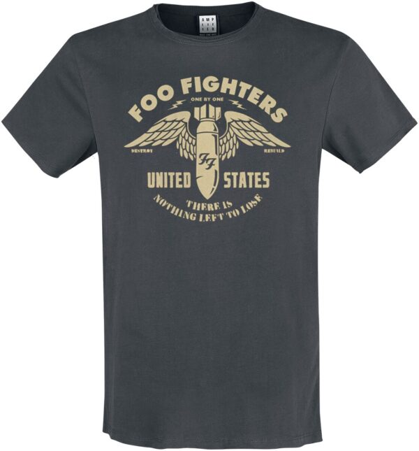 Foo Fighters T-Shirt - Amplified Collection - One By One - S to 3XL - for Men - charcoal - 100% cotton T-Shirts Band Merchandise - Image 1