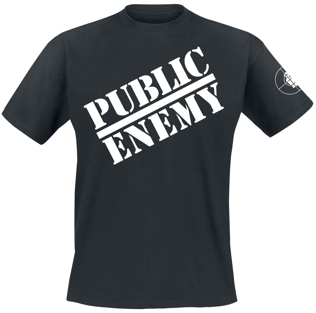 Public Enemy T-Shirt - Logo - S to XXL - for Men - black - 100% cotton T-Shirts Band Merchandise