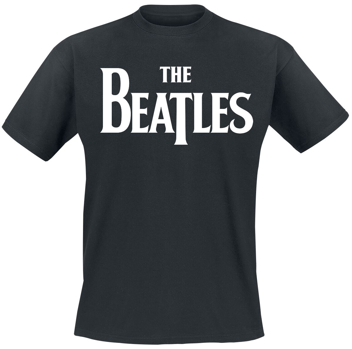 The Beatles T-Shirt - Logo - S to XXL - for Men - black - 100% cotton T-Shirts Band Merchandise