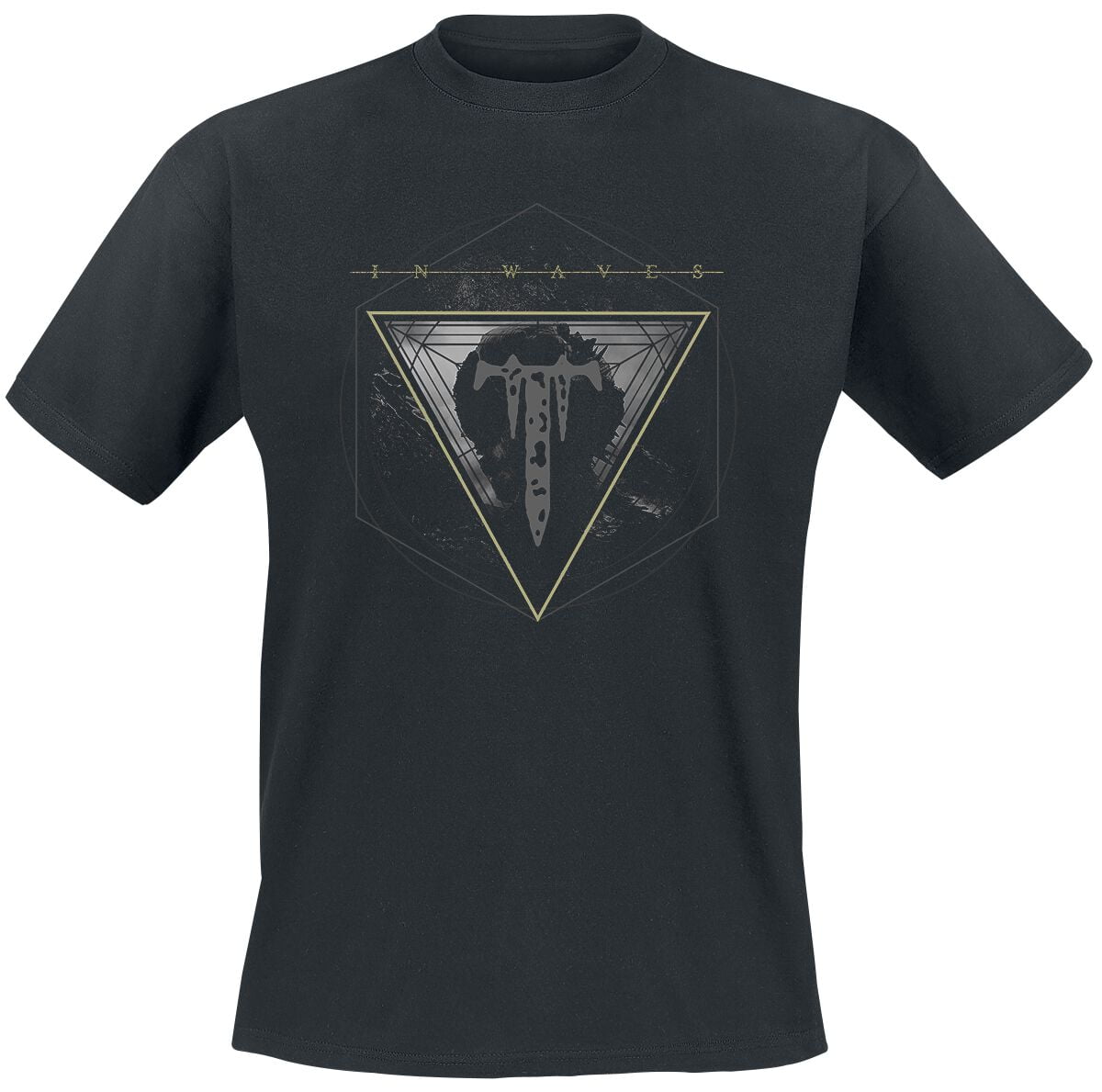 Trivium T-Shirt - In Waves Remix - S to XXL - for Men - black - 100% cotton T-Shirts Band Merchandise