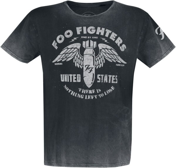 Foo Fighters T-Shirt - Bomb Vintage - S to XXL - for Men - grey - 100% cotton T-Shirts Band Merchandise - Image 1