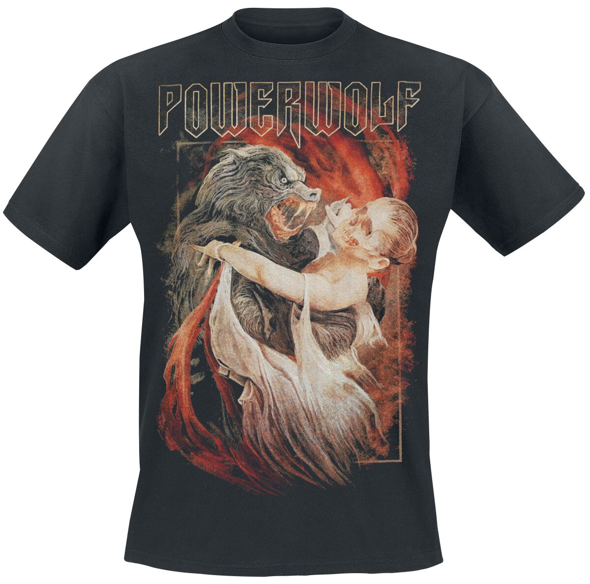 Powerwolf T-Shirt - Dancing With The Dead - S to 3XL - for Men - black - 100% cotton T-Shirts Band Merchandise