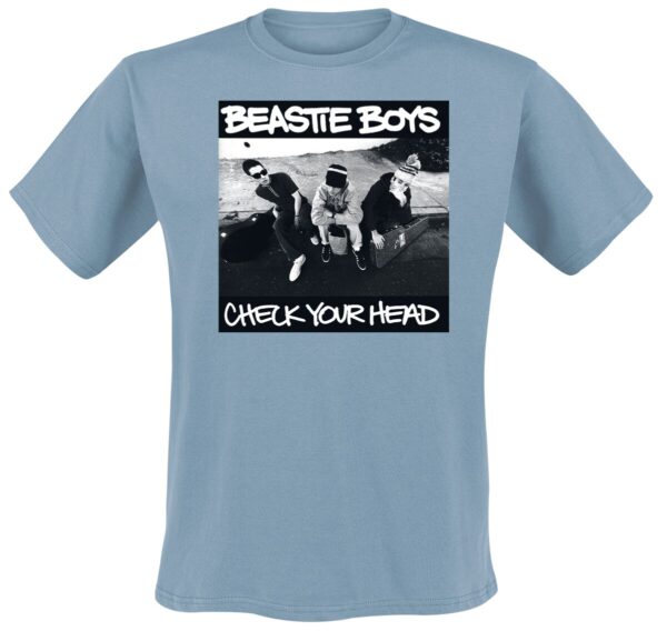 Beastie Boys T-Shirt - Check Your Head - S to XXL - for Men - blue-grey - 100% cotton T-Shirts Band Merchandise - Image 1