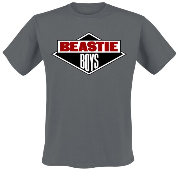 Beastie Boys T-Shirt - Logo - S to XXL - for Men - charcoal - 100% cotton T-Shirts Band Merchandise - Image 1