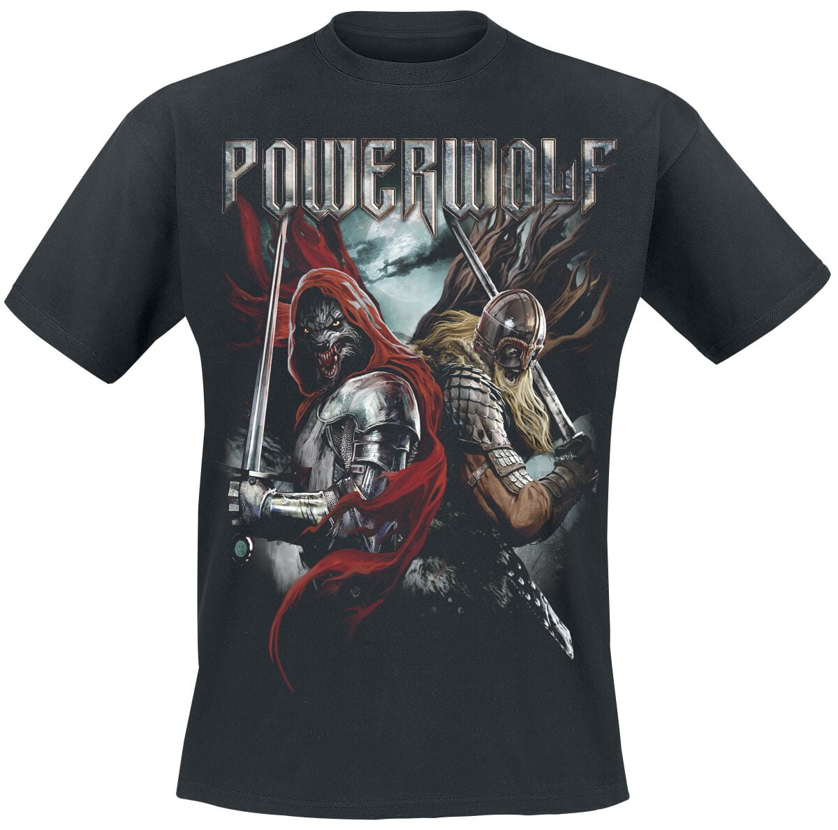 Powerwolf T-Shirt - Nightside of Siberia - S to 5XL - for Men - black - 100% cotton T-Shirts Band Merchandise