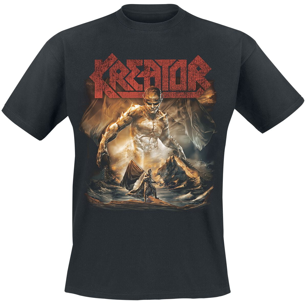 Kreator T-Shirt - Flag Of Hate - M to 5XL - for Men - black - 100% ethylene vinyl acetate T-Shirts Band Merchandise