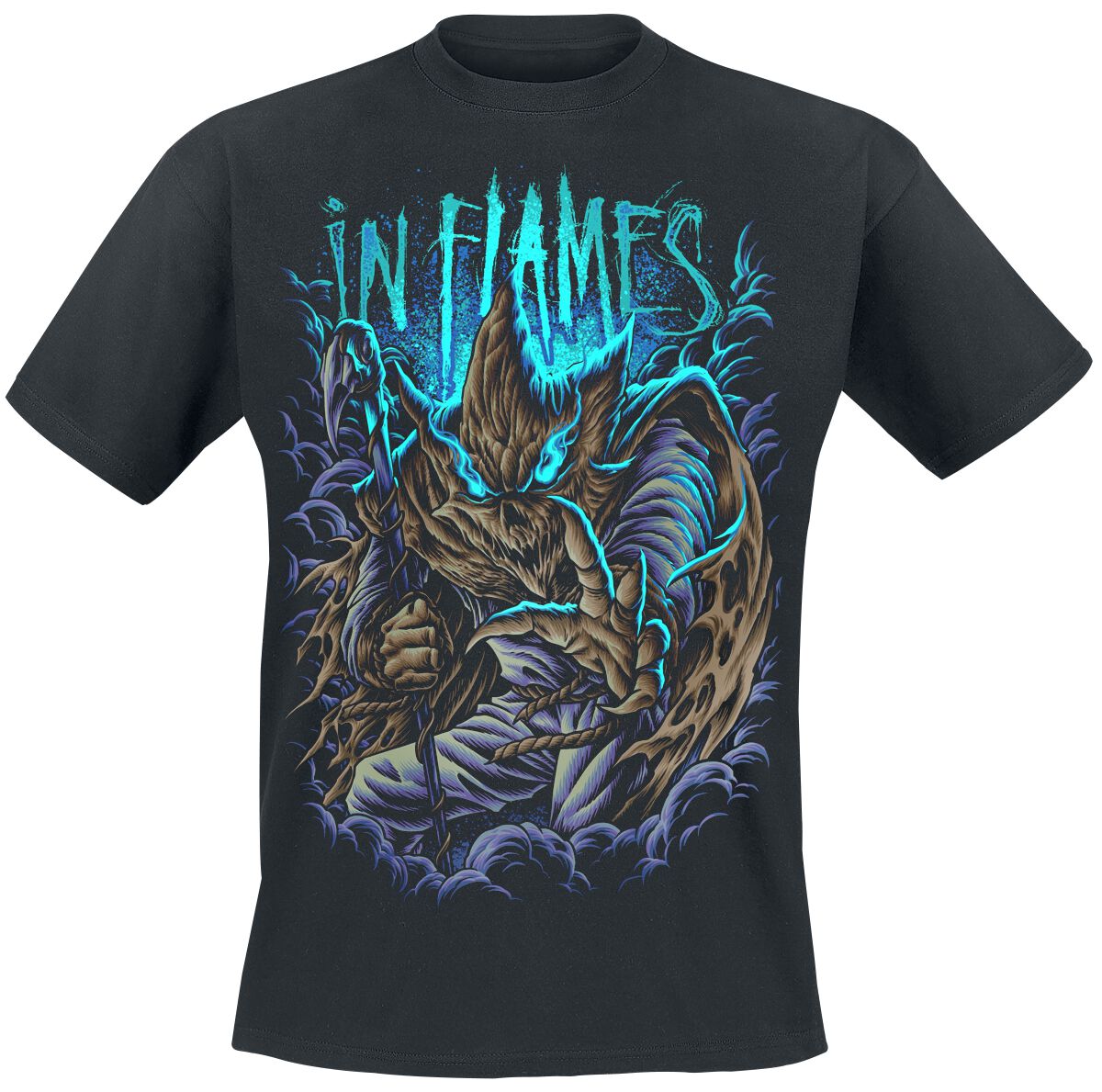 In Flames T-Shirt - Out Of Hell - S to 3XL - for Men - black - 100% cotton T-Shirts Band Merchandise