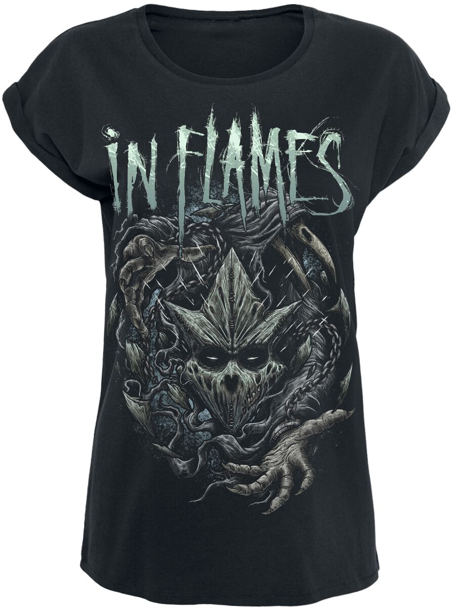 In Flames T-Shirt - In Flames We Trust - S to 3XL - for Women - black - 100% cotton T-Shirts Band Merchandise