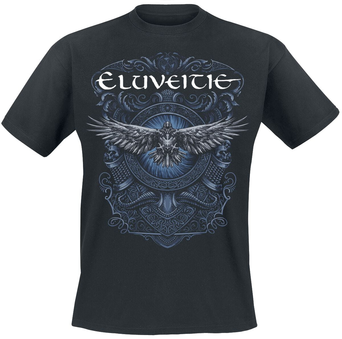 Eluveitie T-Shirt - Dark Raven - S to XXL - for Men - black - 100% cotton T-Shirts Band Merchandise