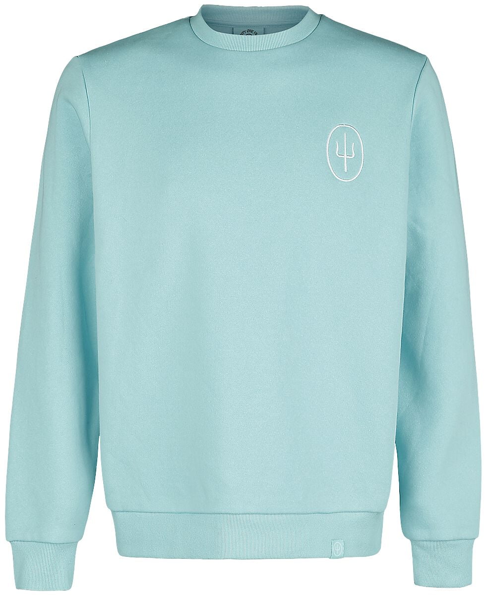 Twenty One Pilots Sweatshirt - Scaled And Icy - S to XXL - for Men - light blue - 70% cotton, 30% polyester Sweat Shirts Band Merchandise