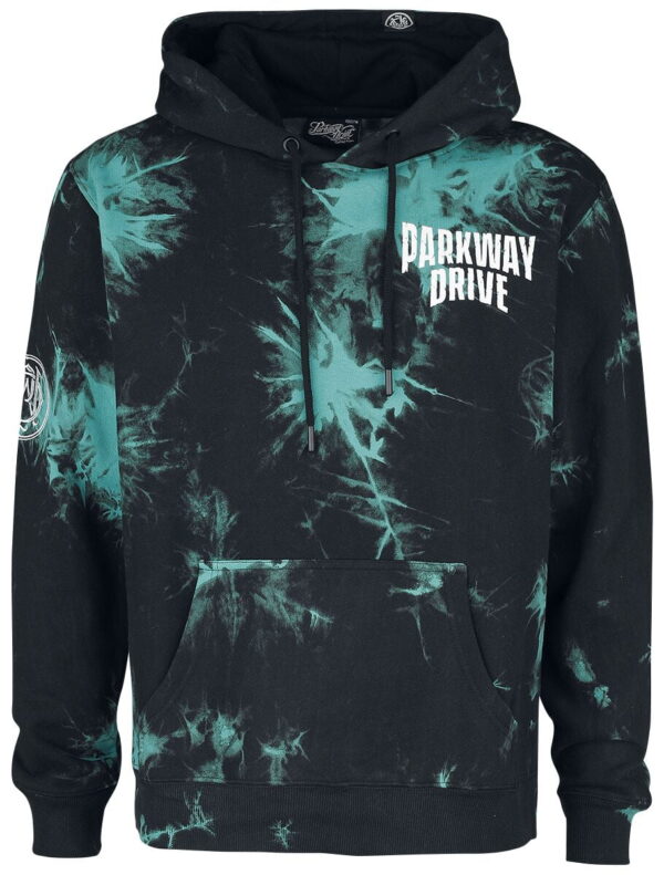 Parkway Drive Hooded sweater - EMP Signature Collection - S to 3XL - for Men - black-turquoise - 70% cotton, 30% polyester Hooded sweaters & -jackets Band Merchandise - Image 1