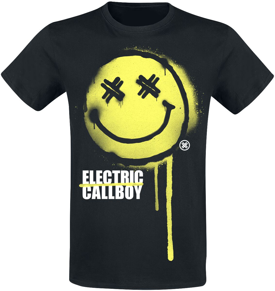 Electric Callboy T-Shirt - Spray Smile - S to 3XL - for Men - black - 100% cotton T-Shirts Band Merchandise