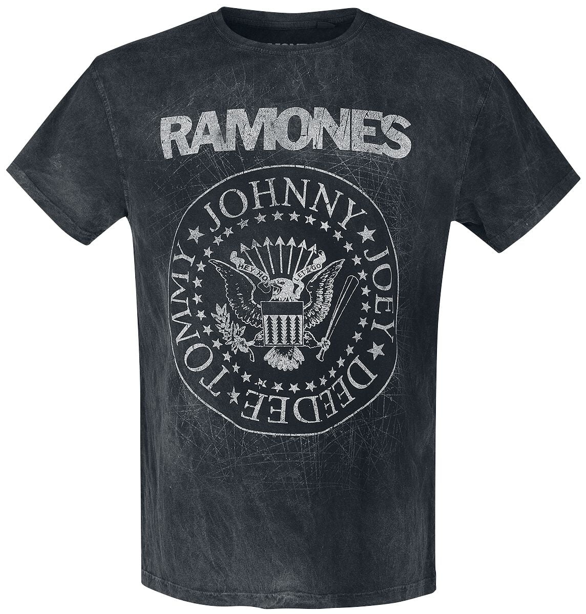 Ramones T-Shirt - Hey Ho Let's Go - S to L - for Men - black - 100% cotton T-Shirts Band Merchandise