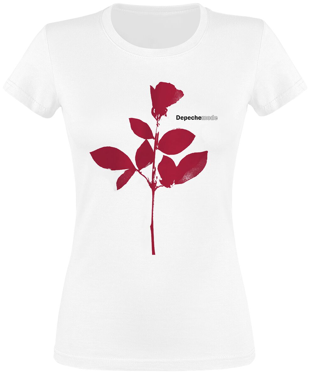 Depeche Mode T-Shirt - S to 3XL - for Women - white - 100% cotton T-Shirts Band Merchandise