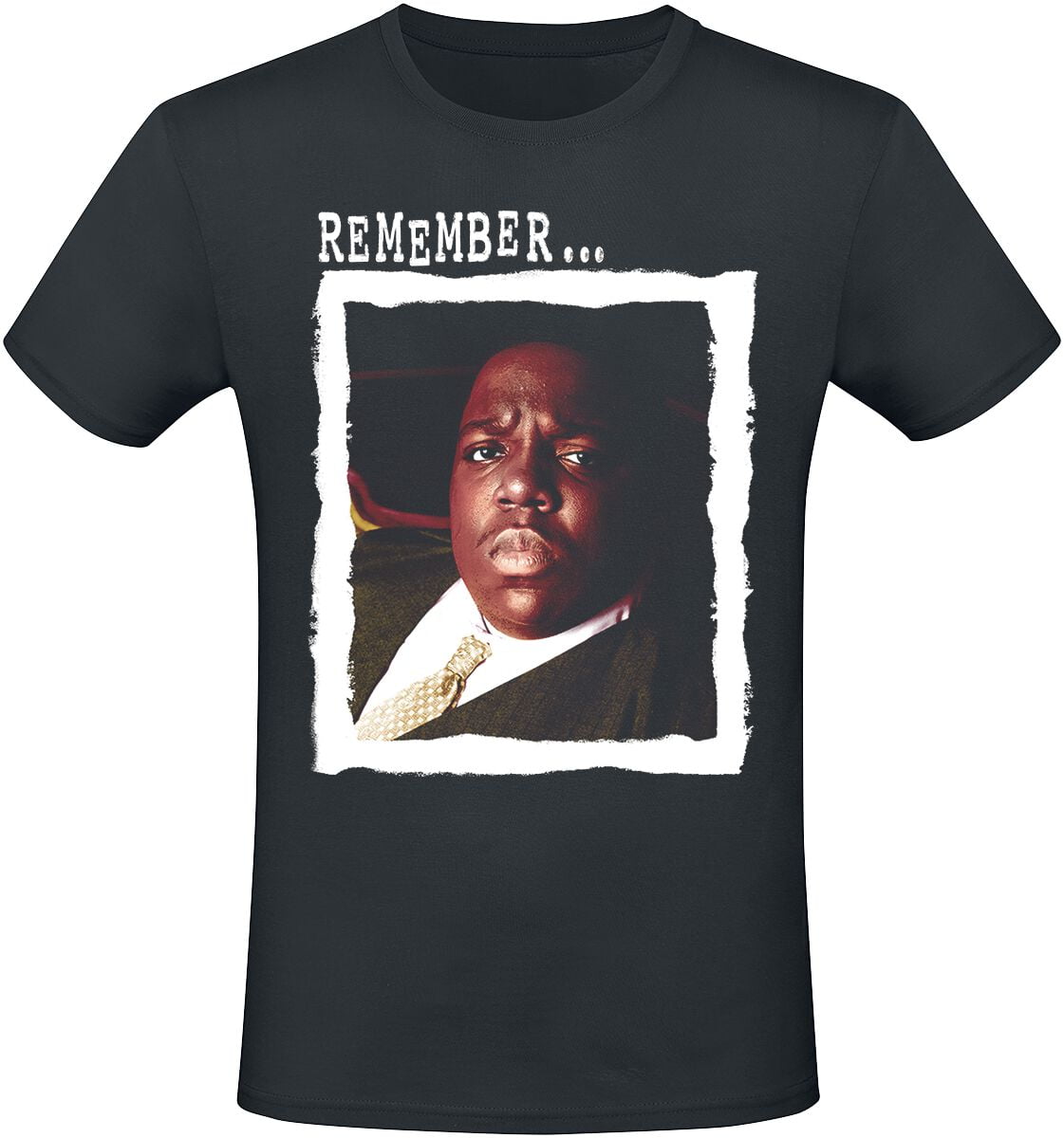 Notorious B.I.G. T-Shirt - Remember - S to XXL - for Men - black - 100% cotton T-Shirts Band Merchandise