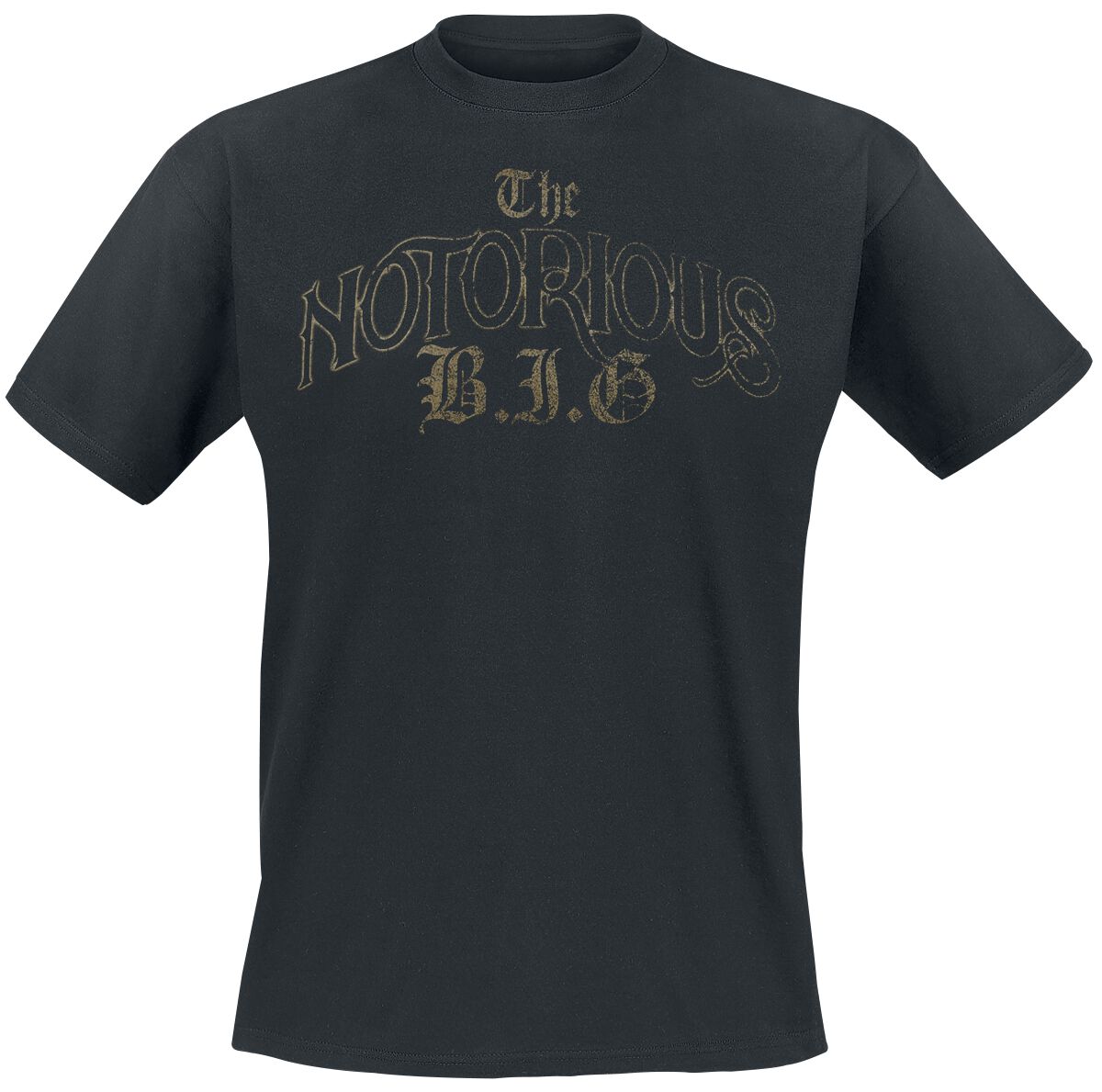 Notorious B.I.G. T-Shirt - Logo - S to XXL - for Men - black - 100% cotton T-Shirts Band Merchandise