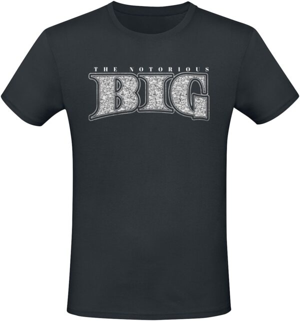 Notorious B.I.G. T-Shirt - Small Logo - S to XXL - for Men - black - 100% cotton T-Shirts Band Merchandise - Image 1