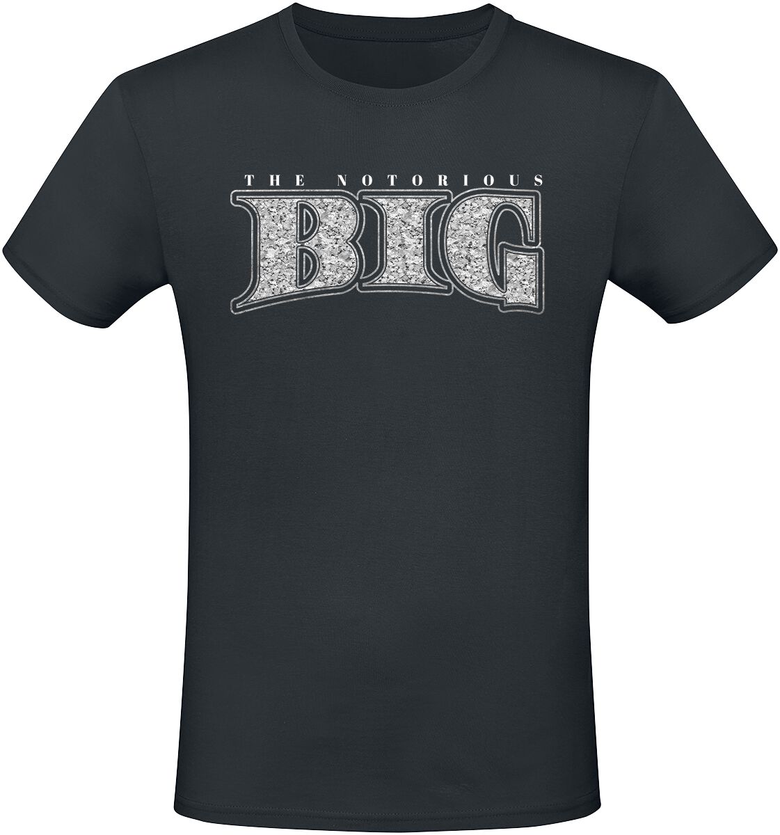 Notorious B.I.G. T-Shirt - Small Logo - S to XXL - for Men - black - 100% cotton T-Shirts Band Merchandise