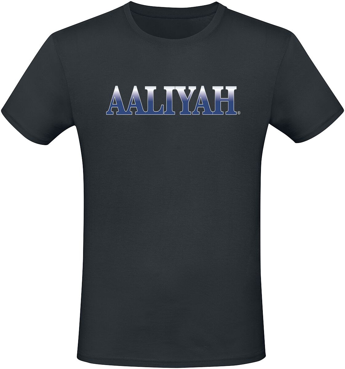 Aaliyah T-Shirt - Logo - S to 3XL - for Men - black - 100% cotton T-Shirts Band Merchandise