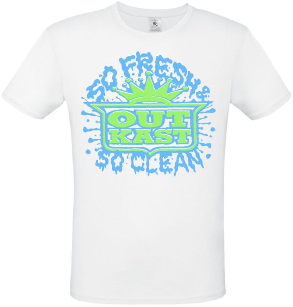 OutKast T-Shirt - So Fresh So Clean - S to XXL - for Men - white - 100% cotton T-Shirts Band Merchandise - Image 1