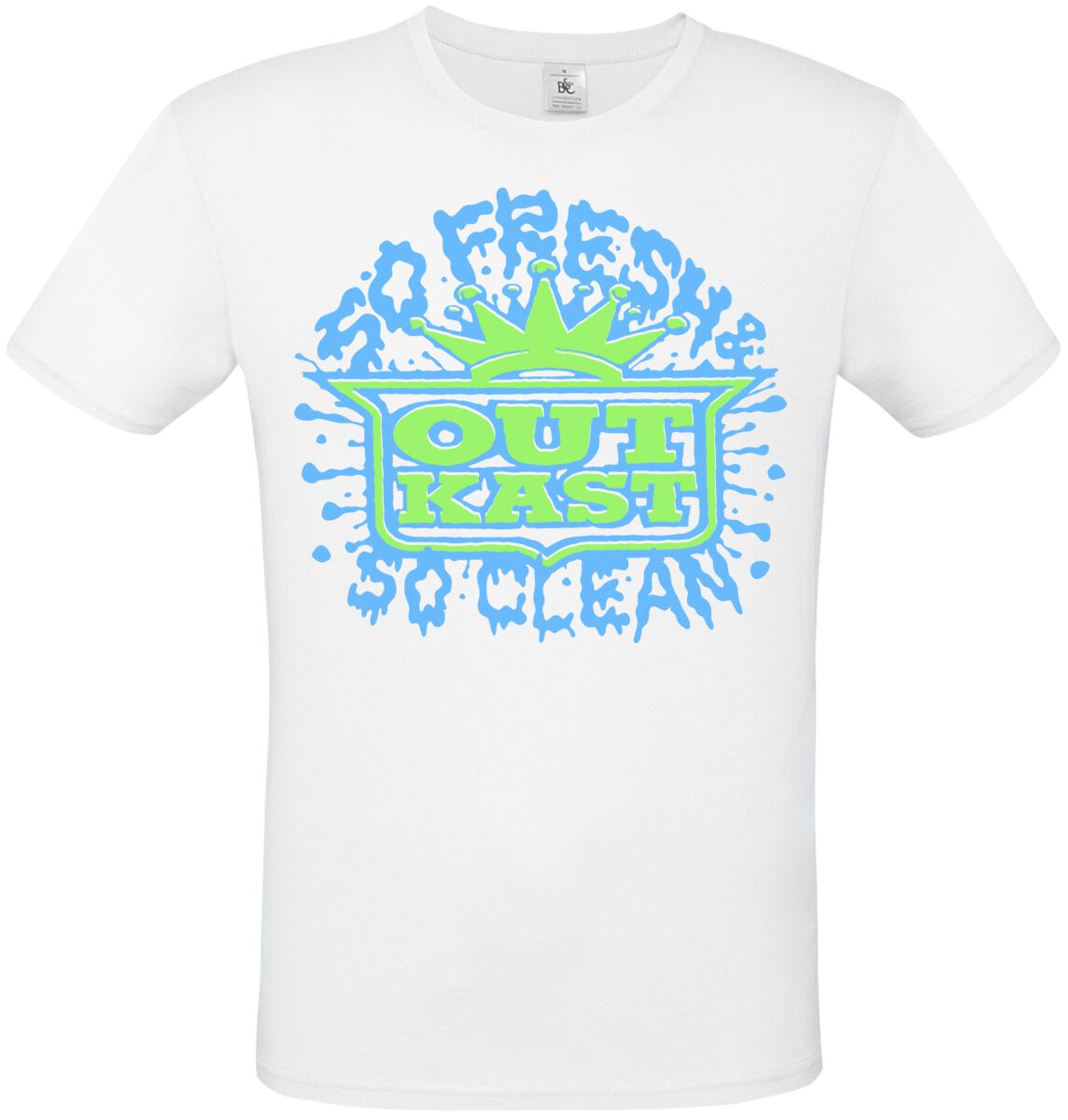 OutKast T-Shirt - So Fresh So Clean - S to XXL - for Men - white - 100% cotton T-Shirts Band Merchandise